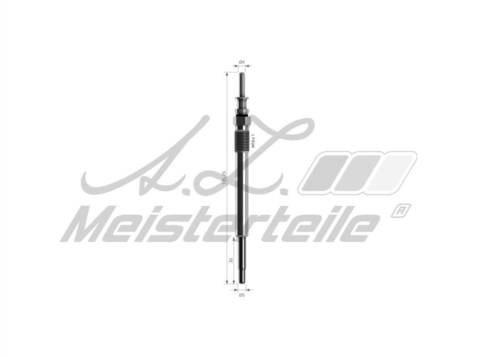 A.Z. Meisterteile AZMT-49-040-1038 Glow plug AZMT490401038: Buy near me in Poland at 2407.PL - Good price!
