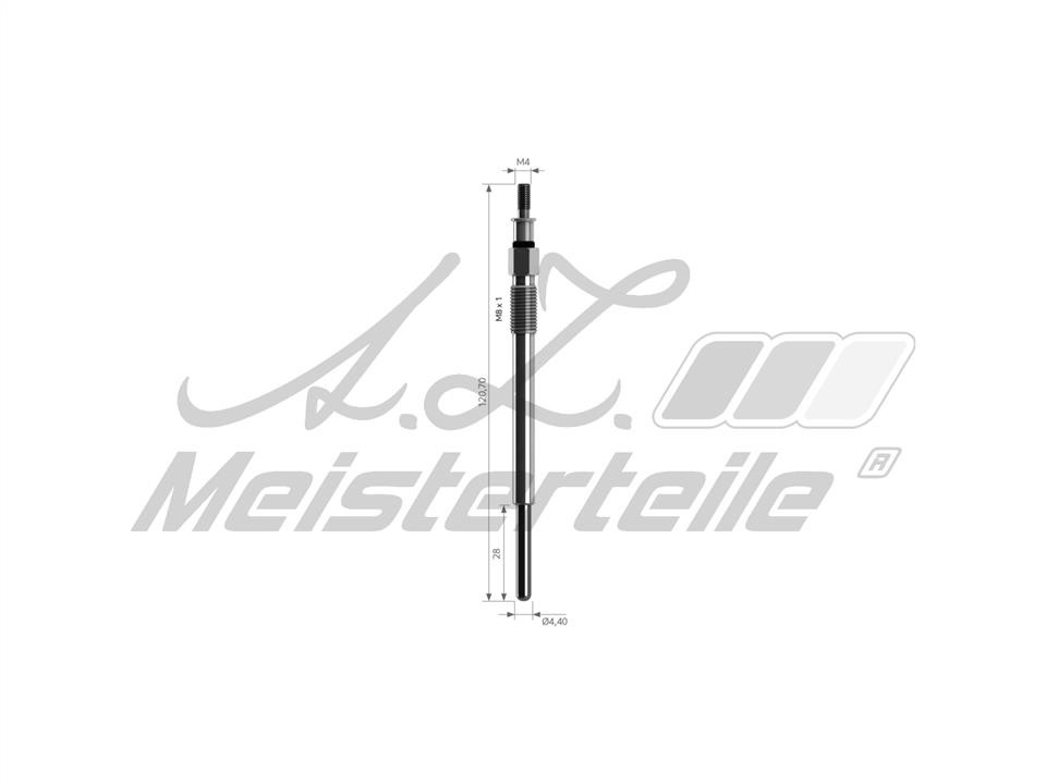 A.Z. Meisterteile AZMT-49-040-1041 Glow plug AZMT490401041: Buy near me in Poland at 2407.PL - Good price!
