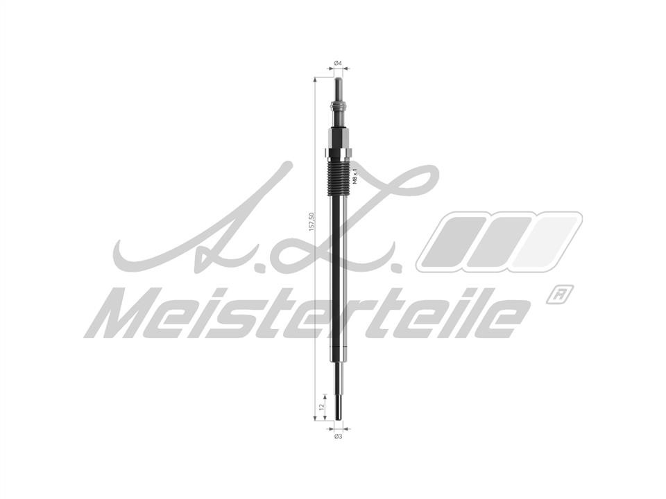 A.Z. Meisterteile AZMT-49-040-1117 Glow plug AZMT490401117: Buy near me in Poland at 2407.PL - Good price!