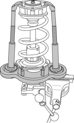 Инструмент стяжки пружин, пружина ходовой части Gedore KL-0029-11 KB