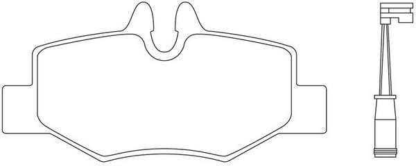 FiT FP1241E Brake Pad Set, disc brake FP1241E: Buy near me at 2407.PL in Poland at an Affordable price!