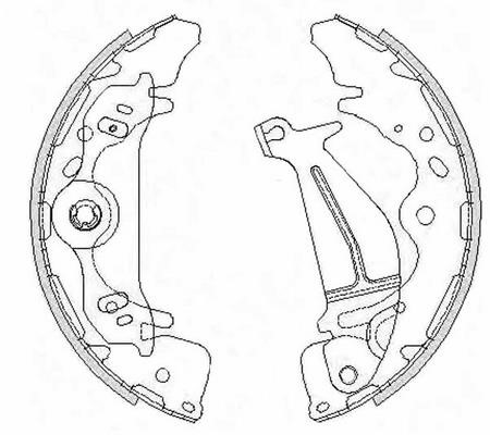 FiT FT1105 Brake shoe set FT1105: Buy near me in Poland at 2407.PL - Good price!