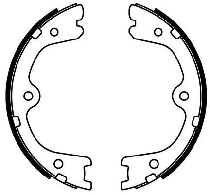 FiT FT2158 Parking brake shoes FT2158: Buy near me in Poland at 2407.PL - Good price!