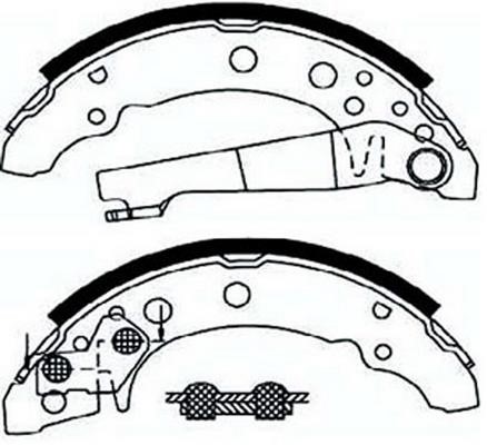 FiT FT3022 Brake shoe set FT3022: Buy near me in Poland at 2407.PL - Good price!