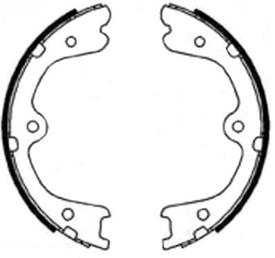 FiT FT2084 Parking brake shoes FT2084: Buy near me at 2407.PL in Poland at an Affordable price!