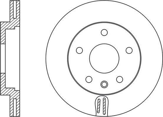 FiT FR0742V Innenbelüftete Bremsscheibe vorne FR0742V: Bestellen Sie in Polen zu einem guten Preis bei 2407.PL!