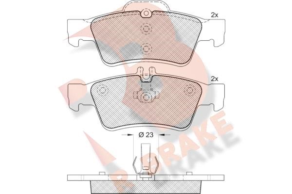 R Brake RB1576-396 Klocki hamulcowe, zestaw RB1576396: Dobra cena w Polsce na 2407.PL - Kup Teraz!