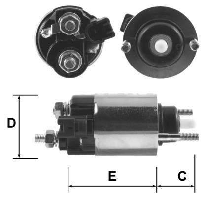 General Motors E9032 Solenoid switch, starter E9032: Buy near me in Poland at 2407.PL - Good price!