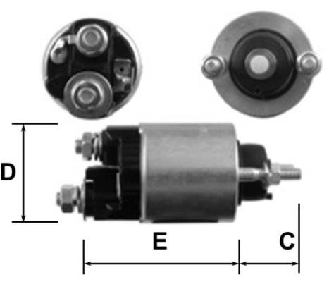 General Motors E8121 Solenoid switch, starter E8121: Buy near me at 2407.PL in Poland at an Affordable price!