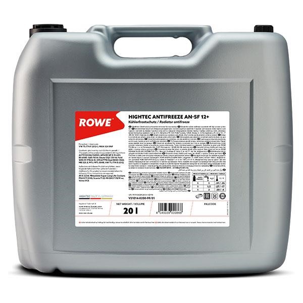 Rowe Антифриз ROWE HIGHTEC G12+ фиолетовый, концентрат, 20л – цена