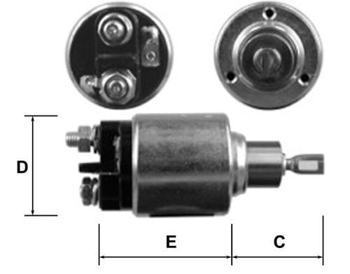 Opel E3470 Solenoid switch, starter E3470: Buy near me at 2407.PL in Poland at an Affordable price!