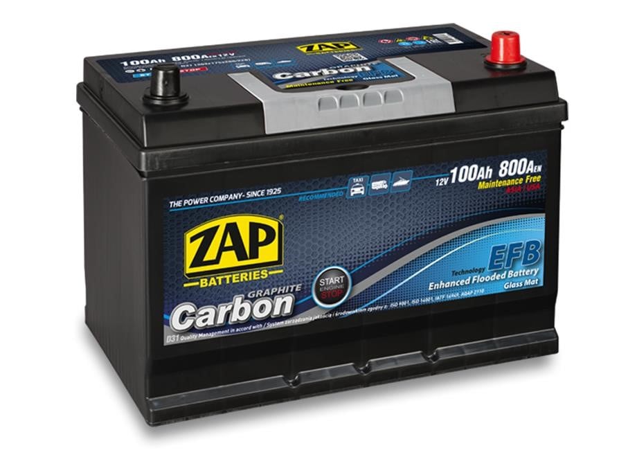 ZAP 600 46 Akumulator ZAP Carbon 12V 100Ah 800(EN) P+ 60046: Dobra cena w Polsce na 2407.PL - Kup Teraz!