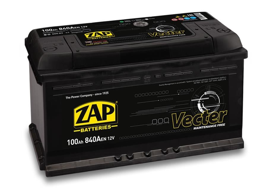 ZAP 600 82 Battery ZAP Vecter 12V 100Ah 840(EN) R+ 60082: Buy near me in Poland at 2407.PL - Good price!