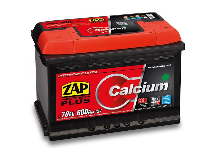 ZAP 570 38 Akumulator ZAP Calcium Plus 12V 70Ah 600(EN) P+ 57038: Dobra cena w Polsce na 2407.PL - Kup Teraz!