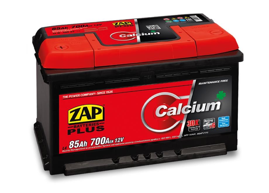 ZAP 585 65 Акумулятор ZAP Calcium Plus 12В 85Ач 700(EN) R+ 58565: Приваблива ціна - Купити у Польщі на 2407.PL!