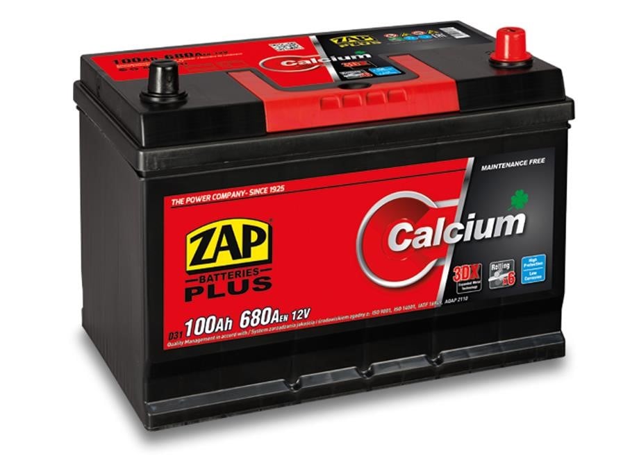 ZAP 600 32 Battery ZAP Calcium Plus 12V 100Ah 680(EN) R+ 60032: Buy near me in Poland at 2407.PL - Good price!