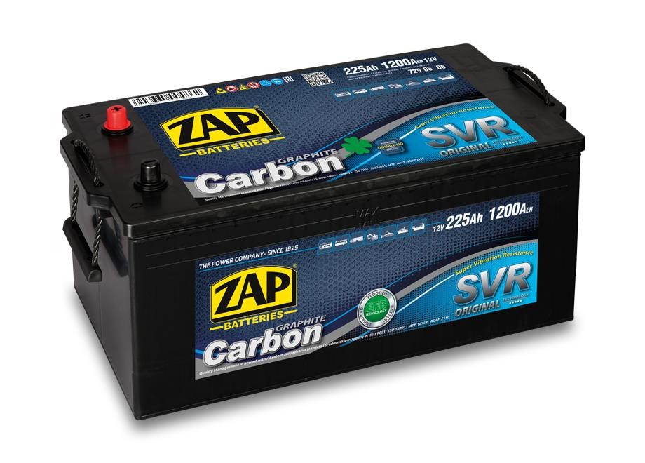 ZAP 725 05 Battery ZAP Carbon EFB Truck 12V 225Ah 1200(EN) Lateral, L+ 72505: Buy near me in Poland at 2407.PL - Good price!