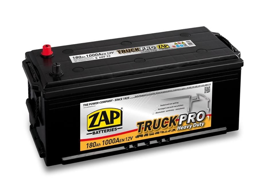ZAP 680 33 Starterbatterie ZAP Truck Pro 12V 180Ah 1000(EN) Seitlich plus links 68033: Kaufen Sie zu einem guten Preis in Polen bei 2407.PL!
