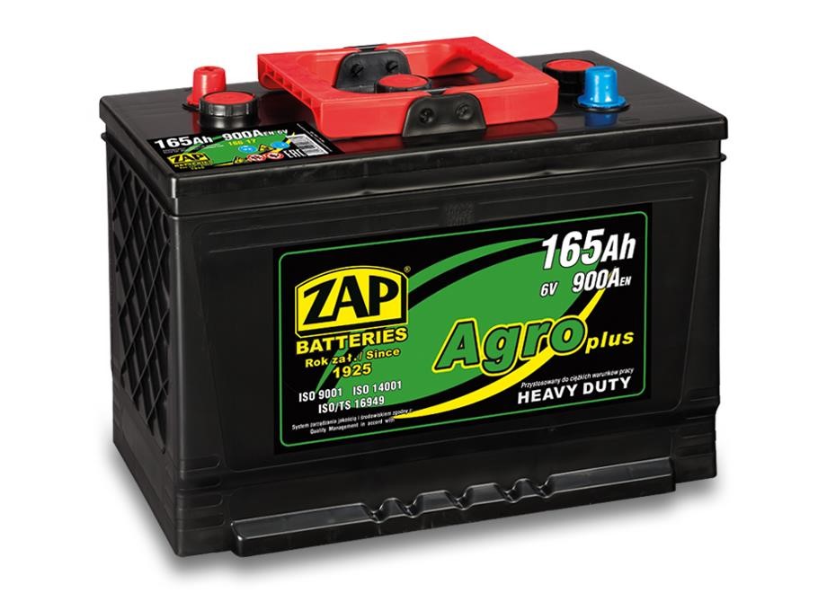 ZAP 165 17 Battery ZAP AGRO 6V 165Ah 900(EN) Diagonal 16517: Buy near me in Poland at 2407.PL - Good price!