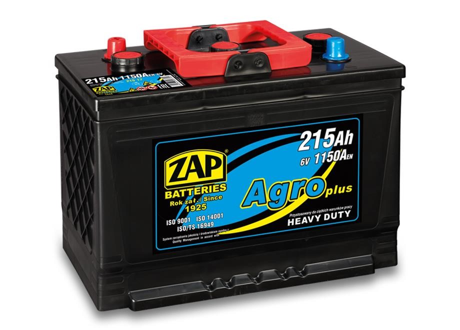 ZAP 215 17 Акумулятор ZAP AGRO 6В 215Ач 1150(EN) Диагональное 21517: Приваблива ціна - Купити у Польщі на 2407.PL!