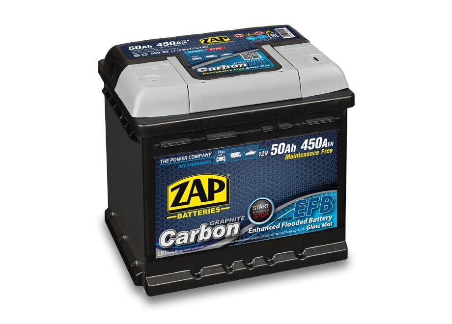 ZAP 550 05 Battery ZAP Carbon 12V 50Ah 450(EN) R+ 55005: Buy near me in Poland at 2407.PL - Good price!