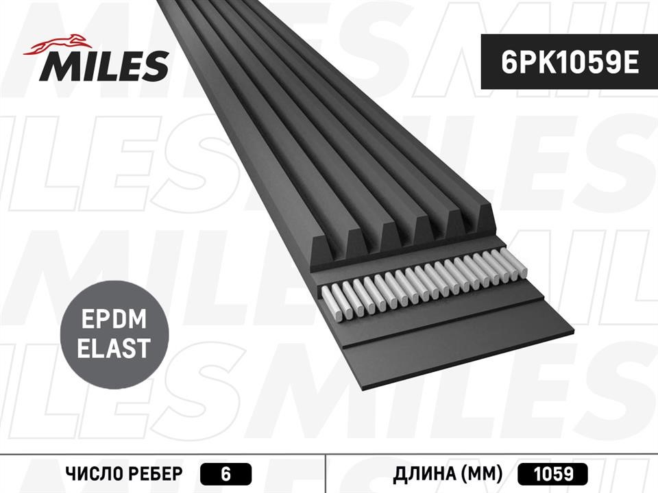 Miles 6PK1059E Pasek klinowy wielorowkowy 6PK1059E: Dobra cena w Polsce na 2407.PL - Kup Teraz!