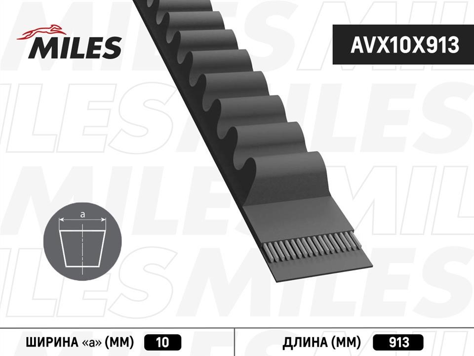 Miles AVX10X913 V-belt AVX10X913: Buy near me in Poland at 2407.PL - Good price!