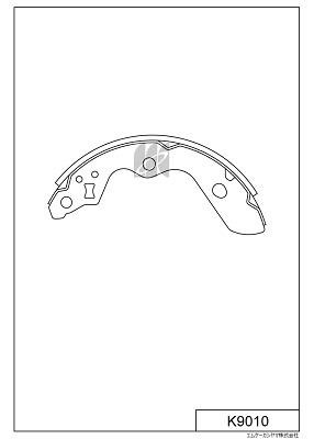 Kashiyama K9010 Bremsbackensatz K9010: Kaufen Sie zu einem guten Preis in Polen bei 2407.PL!