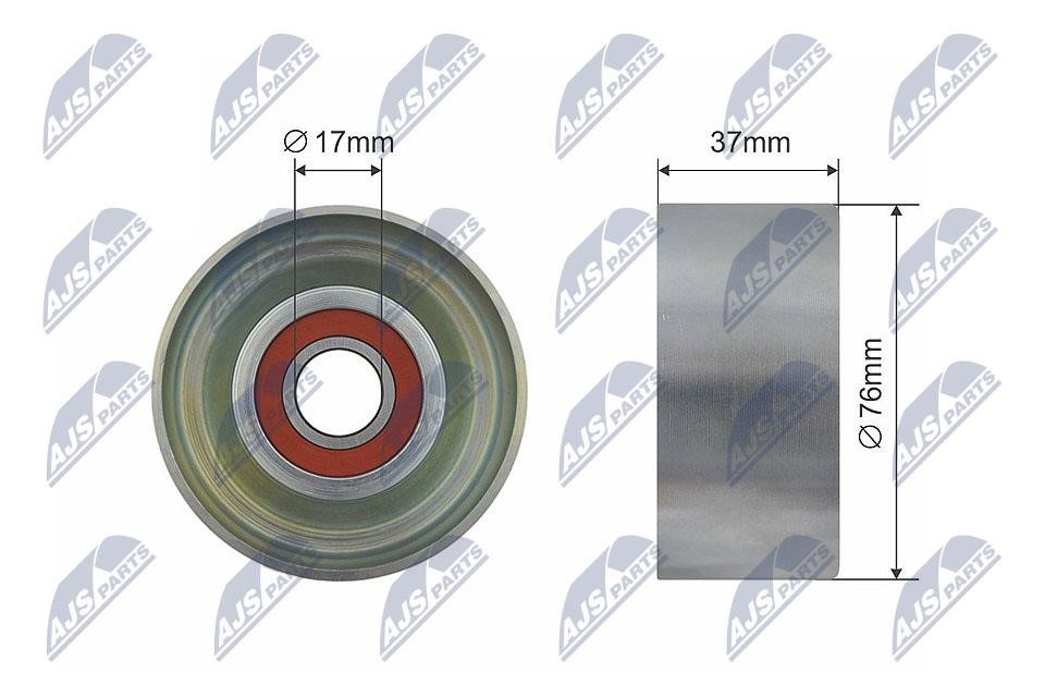 NTY RNK-HD-023 Deflection/Guide Pulley, V-belt RNKHD023: Buy near me at 2407.PL in Poland at an Affordable price!