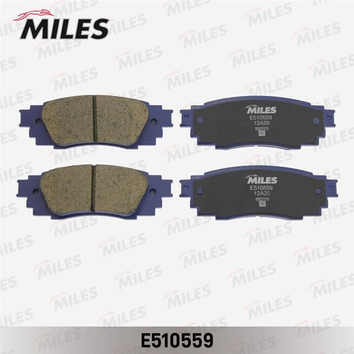 Miles E510559 Brake Pad Set, disc brake E510559: Buy near me in Poland at 2407.PL - Good price!