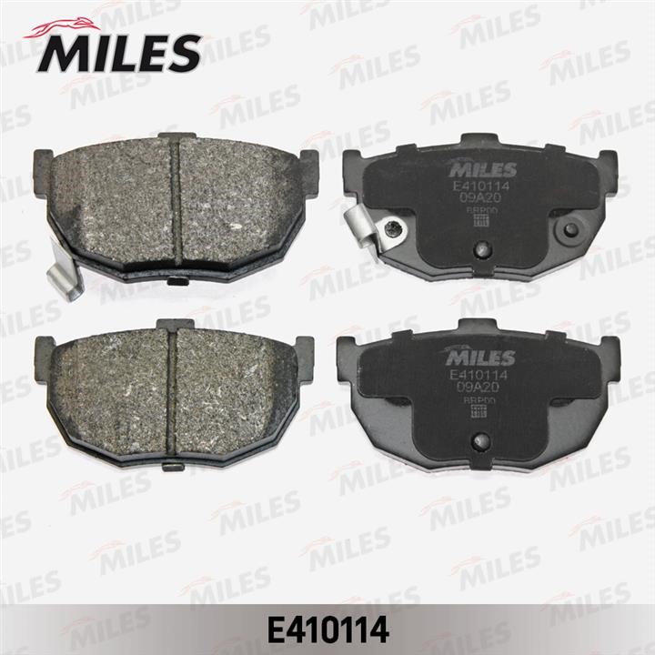 Miles E410114 Brake Pad Set, disc brake E410114: Buy near me in Poland at 2407.PL - Good price!