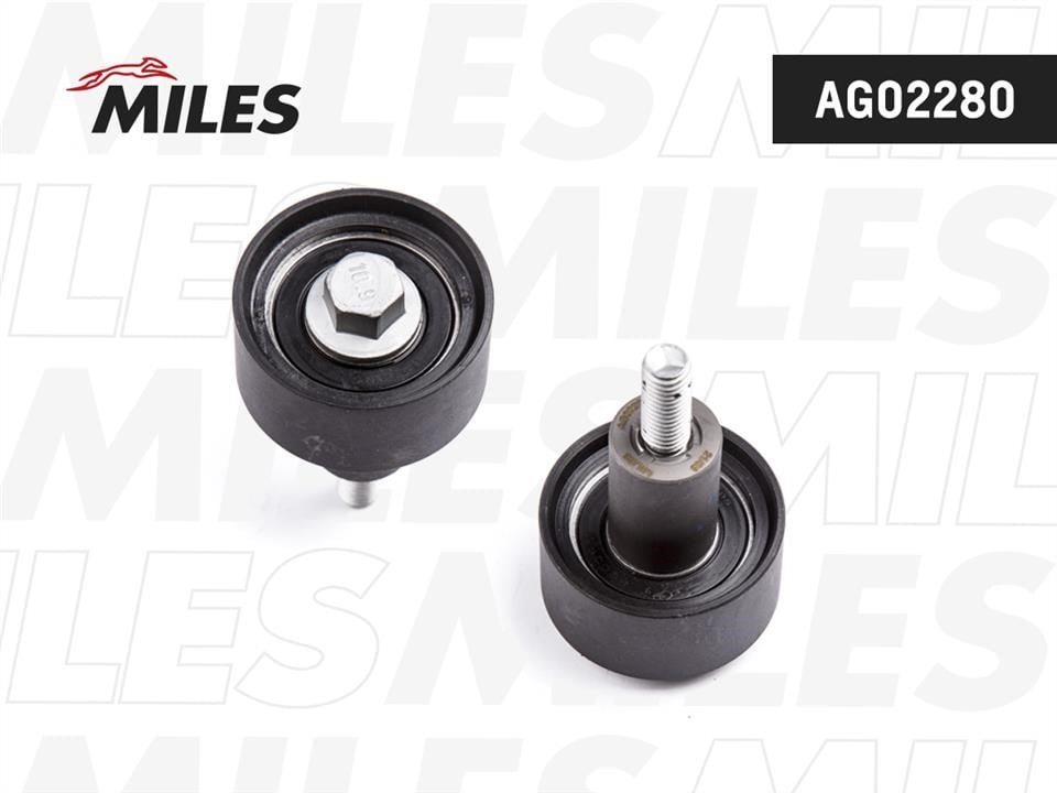 Miles AG02280 Tensioner pulley, timing belt AG02280: Buy near me in Poland at 2407.PL - Good price!