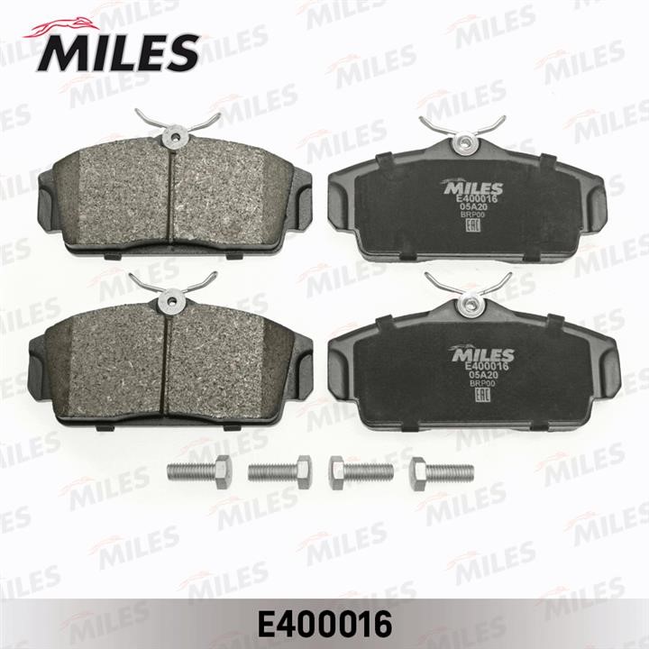 Miles E400016 Klocki hamulcowe, zestaw E400016: Dobra cena w Polsce na 2407.PL - Kup Teraz!