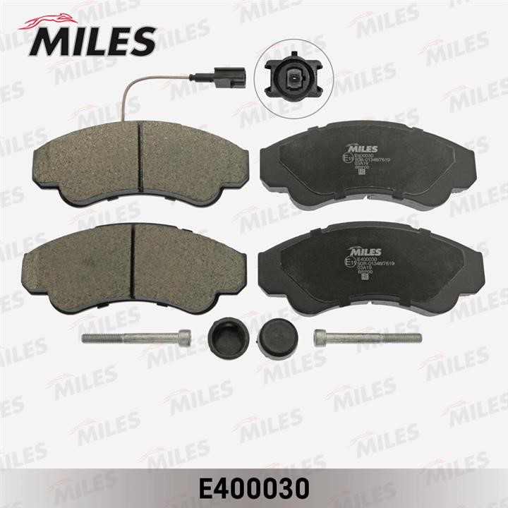 Miles E400030 Тормозные колодки дисковые, комплект E400030: Отличная цена - Купить в Польше на 2407.PL!