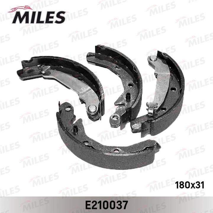 Miles E210037 Brake shoe set E210037: Buy near me at 2407.PL in Poland at an Affordable price!
