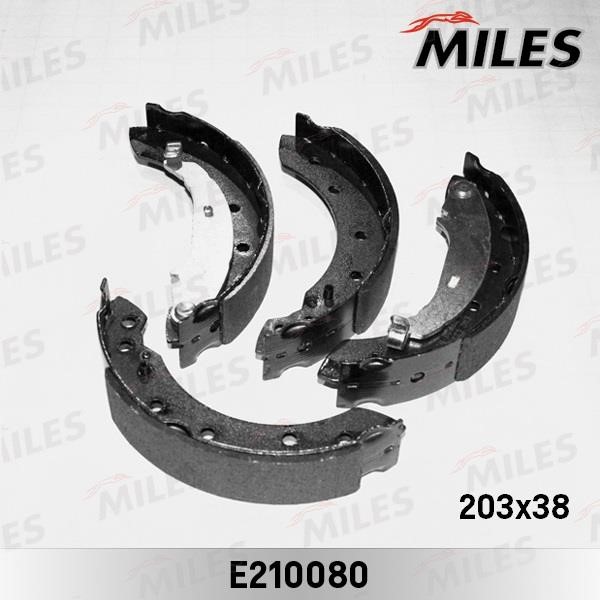 Miles E210080 Brake shoe set E210080: Buy near me in Poland at 2407.PL - Good price!