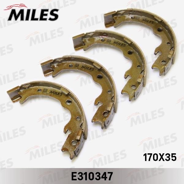 Miles E310347 Parking brake shoes E310347: Buy near me in Poland at 2407.PL - Good price!