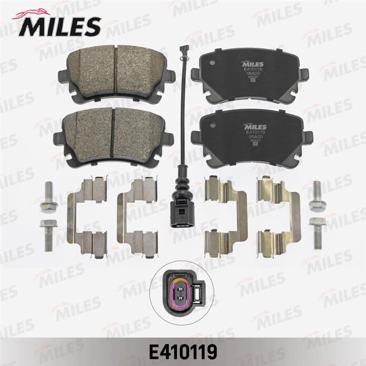 Miles E410119 Тормозные колодки дисковые, комплект E410119: Отличная цена - Купить в Польше на 2407.PL!