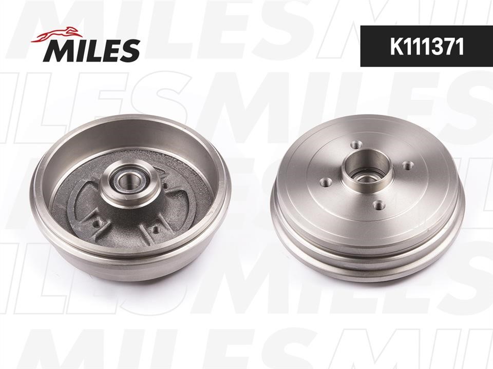 Miles K111371 Brake drum with wheel bearing, assy K111371: Buy near me in Poland at 2407.PL - Good price!