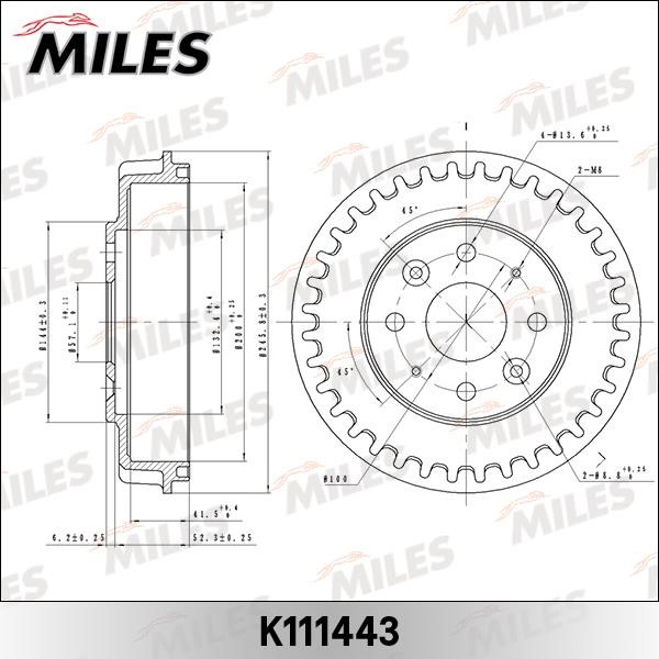 Miles K111443 Bremstrommel K111443: Kaufen Sie zu einem guten Preis in Polen bei 2407.PL!