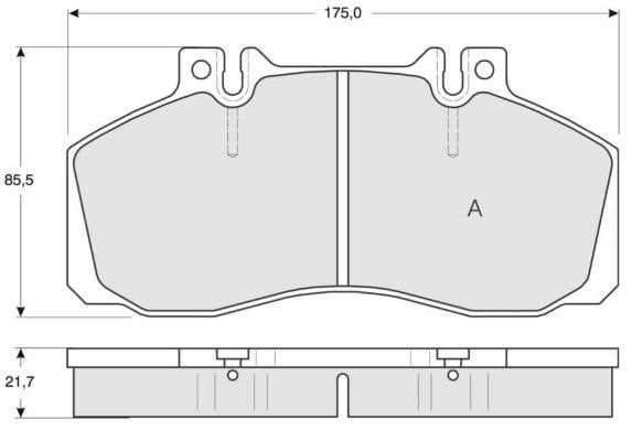 MTR MT584 Brake Pad Set, disc brake MT584: Buy near me at 2407.PL in Poland at an Affordable price!