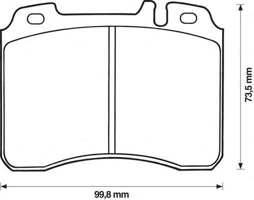 MTR MT6149 Brake Pad Set, disc brake MT6149: Buy near me in Poland at 2407.PL - Good price!