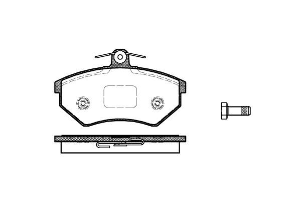 New Blox NB20168T16 Brake Pad Set, disc brake NB20168T16: Buy near me in Poland at 2407.PL - Good price!