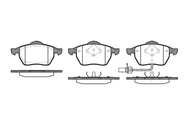 New Blox NB23324V01 Brake Pad Set, disc brake NB23324V01: Buy near me in Poland at 2407.PL - Good price!