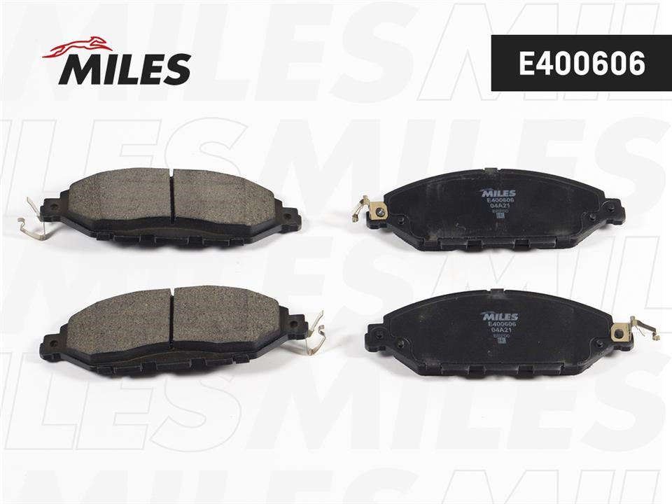 Miles E400606 Brake Pad Set, disc brake E400606: Buy near me in Poland at 2407.PL - Good price!