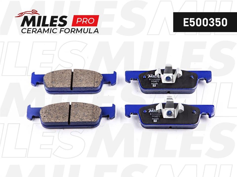Miles E500350 Brake Pad Set, disc brake E500350: Buy near me in Poland at 2407.PL - Good price!