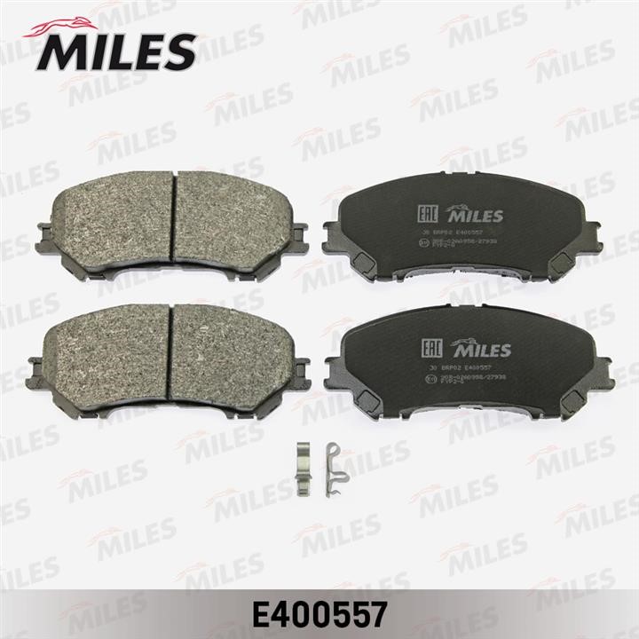 Miles E400557 Brake Pad Set, disc brake E400557: Buy near me in Poland at 2407.PL - Good price!