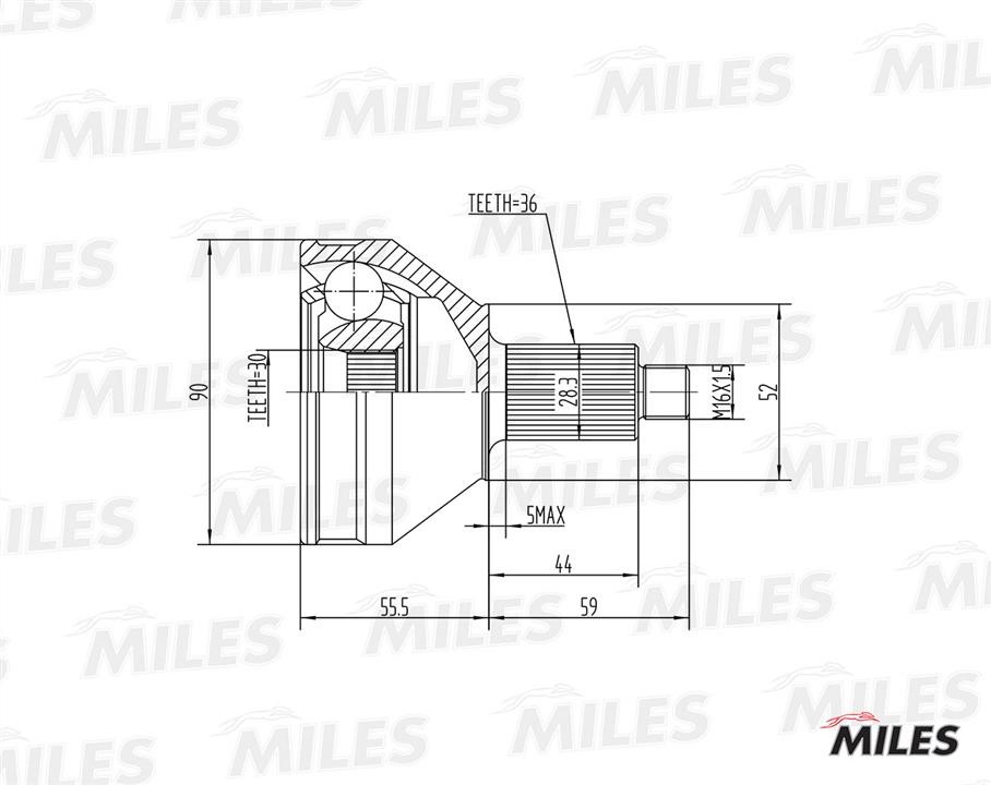 Купить Miles GA20020 по низкой цене в Польше!