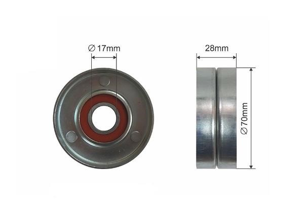 MTR 12167679 Tensioner pulley, v-ribbed belt 12167679: Buy near me in Poland at 2407.PL - Good price!