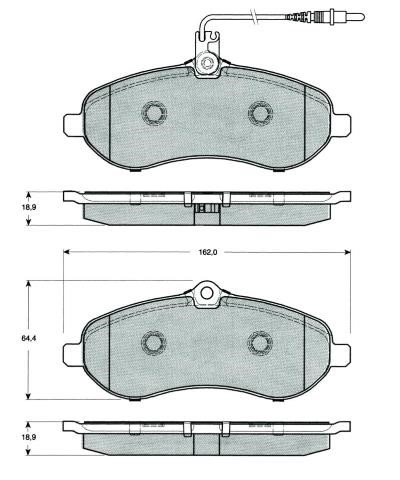 MTR MT500 Brake Pad Set, disc brake MT500: Buy near me at 2407.PL in Poland at an Affordable price!